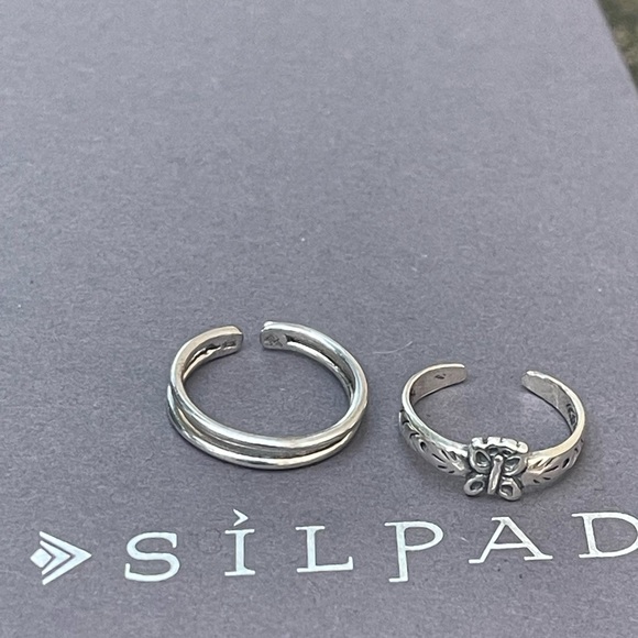 Silpada Sterling silver toe rings - Picture 2 of 5